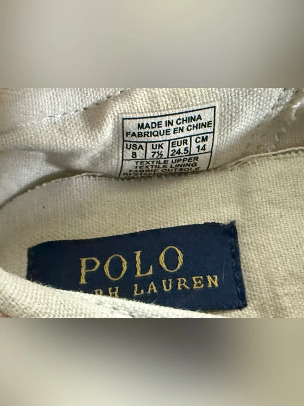Polo Ralph Lauren Girls Floral Mary Jane Canvas Sneakers, Size 8